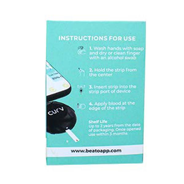 BeatO Dnurse SP1 Blood Glucose Test Strips 50's - Blood Glucose Monitors/Strips