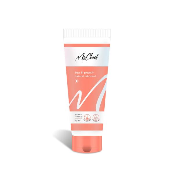 MsChief Tea And Peach Lubricant 75 ml - Flavoured Lubes