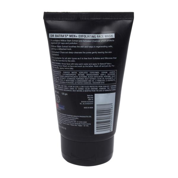Dr. Batra's Men+ Exfoliating Face Wash 125 ml - Face Wash & Cleansers
