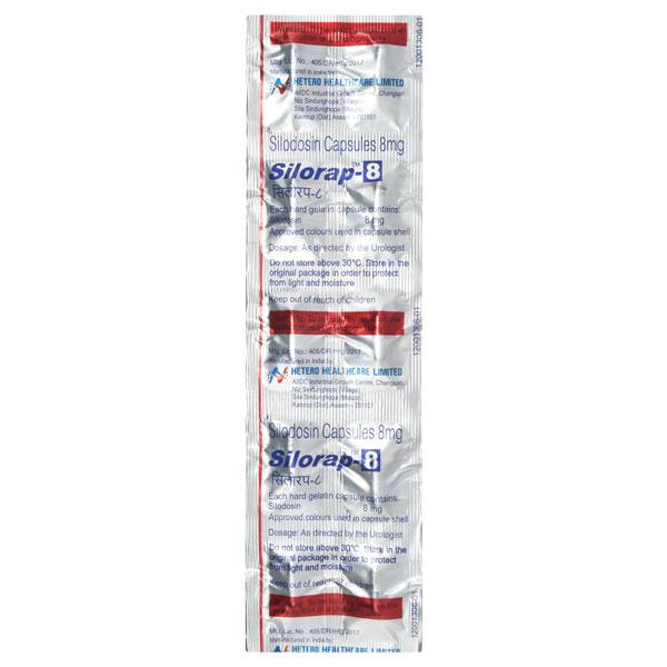 Silorap 8mg Tablet 10'S - Bladder And Prostate Disorders-Dru