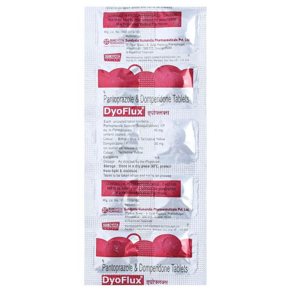 Dyoflux 30/40mg Tablet 10'S - Ulcer/Reflux/Flatulence-Aaa
