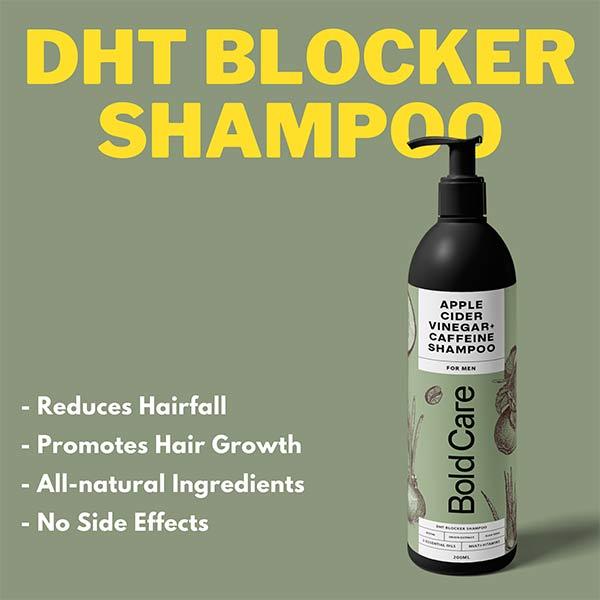 Bold Care Hairfall Control Combo Pack (DHT Blocker Shampoo 200 ml + Biotin Hair Growth Tablet 60's) - Hair Treatment