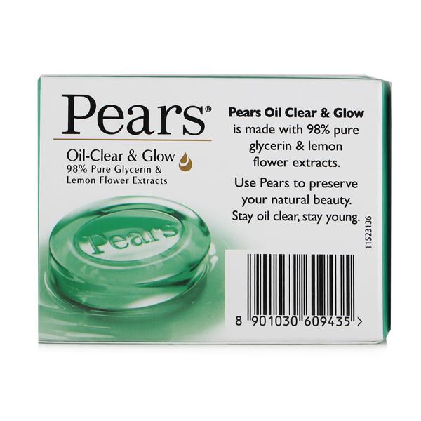 Pears Oil Clear & Glow Soap Bar 75 gm - Soaps