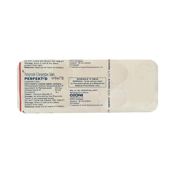Perfekt D 10/20 Tablet 10'S - Ulcer/Reflux/Flatulence-Aaa