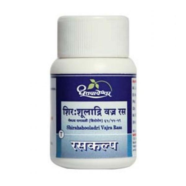 Netmeds | Dhootapapeshwar Shirahshooladri Vajra Rasa Tablet 60's