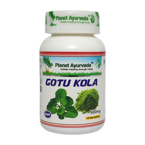 Planet Ayurveda Gotu Kola Capsules 60's - Speciality Medicines