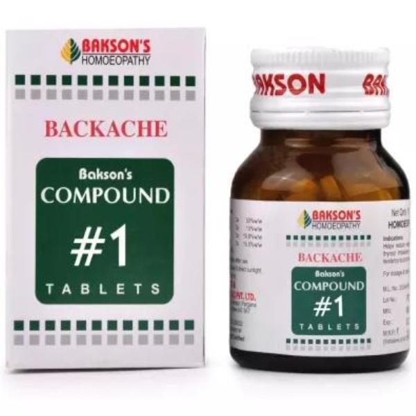 Netmeds | Bakson's Compound 1 Backache Tablet 25 gm