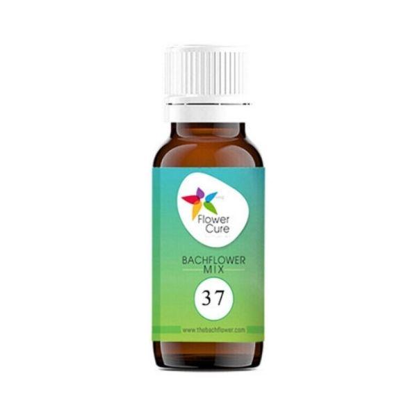 Flower Cure Bach Flower Mix 37 Drops 30 ml - Homeopathic Drops