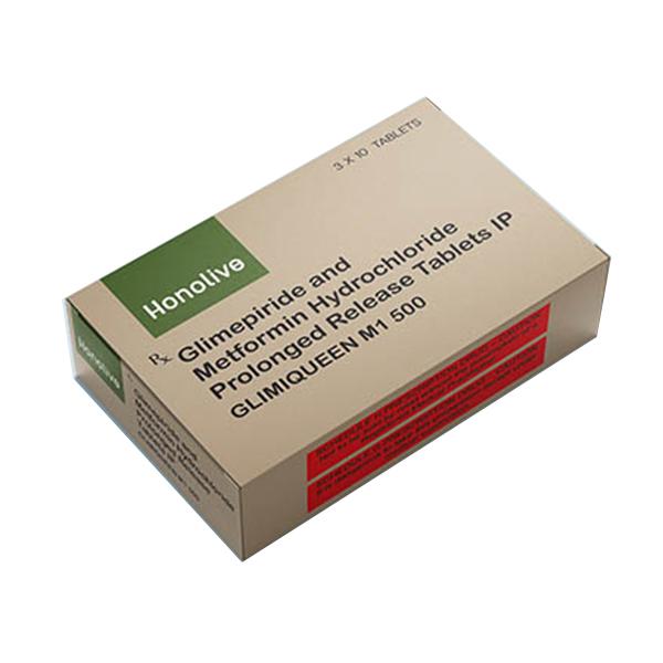 GLIMIQUEEN M1 500 Tablet 10's - Diabetes-Ant