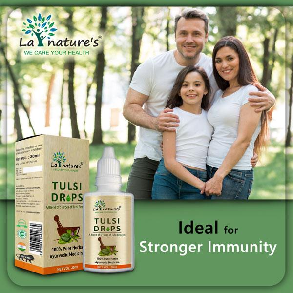 La nature's Tulsi Drops 30 ml - Health Products