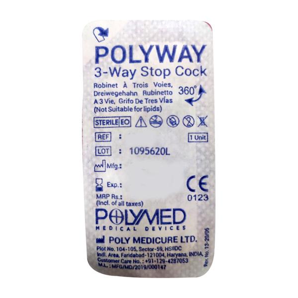 Polyway 3-Way Stop Cock 1's - Cannula