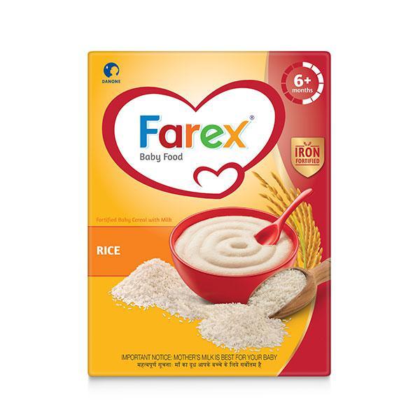 Farex Baby Food Rice 6+ Months 300 gm - Baby And Infant Supplements