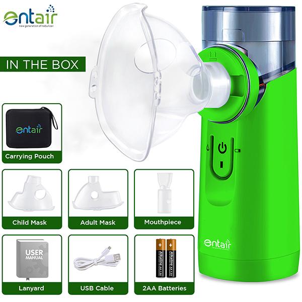 Entair Mesh Nebulizer - Green (YS30) - Nebulizers / Vaporizer