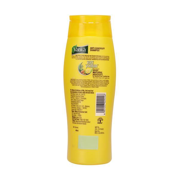 Dabur Vatika Anti Dandruff Shampoo - Lemon & Methi 440 ml - Shampoos