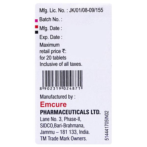 Nucoril OD Tablet 20'S - Angina