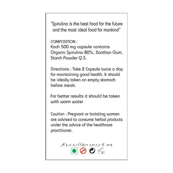 Basic Ayurveda Spirulina Capsule 30's - Pure Herbs