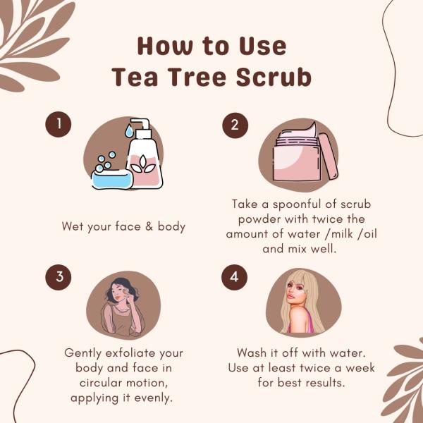 Essentia Extracts Anti Acne & Blemish Scrub - Tea Tree 15 gm - Face Scrubs