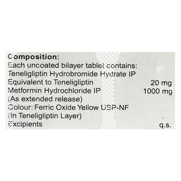 SITENALI M 1000 Tablet 15's - Diabetes-Ant