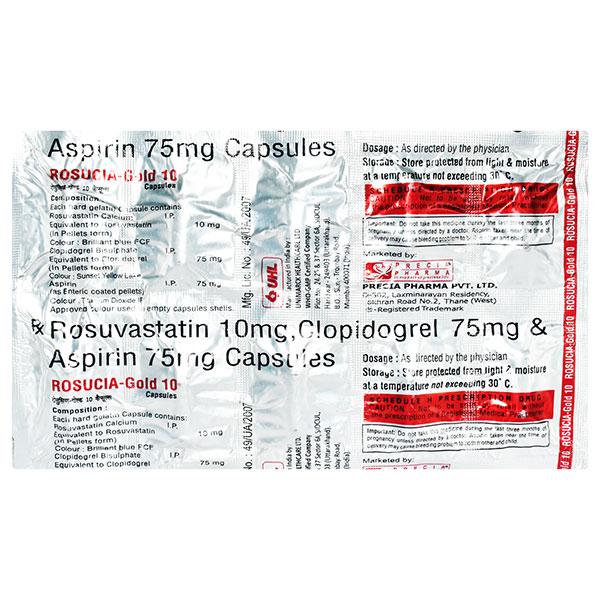 ROSUCIA GOLD 10 Capsule 10's - Blood Clot-Ant