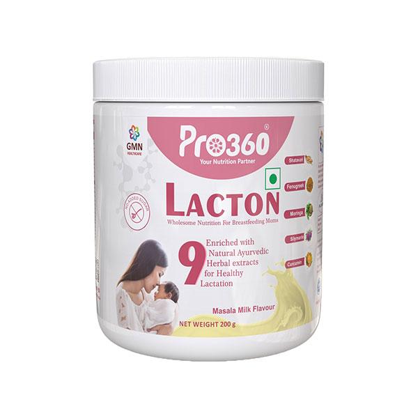 Netmeds | Pro360 Lacton Wholesome Nutrition Powder - Masala Milk 200 gm