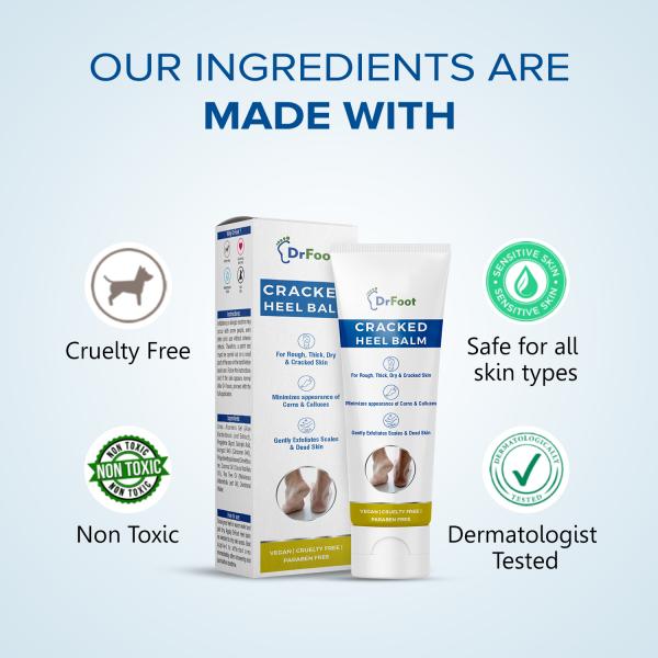 Dr Foot Cracked Heel Balm 50 gm - Foot Creams & Lotions