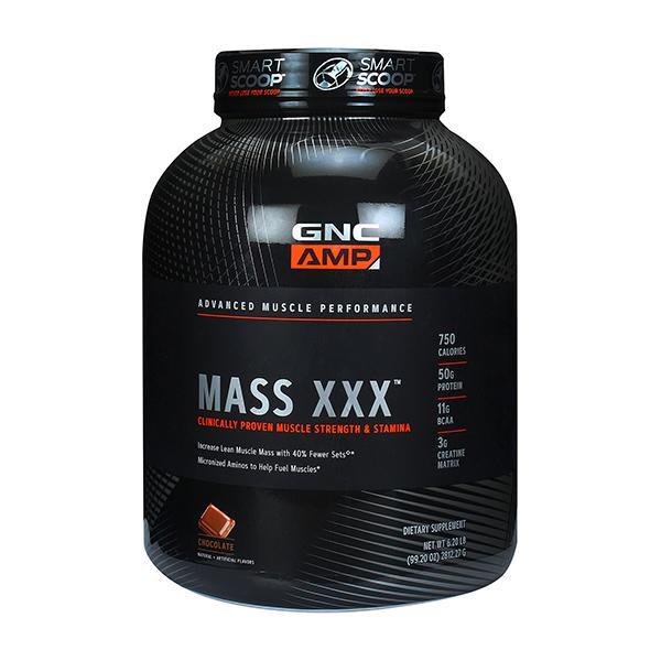 GNC Amp Mass XXX Powder - Chocolate 6.1 lb (N) - Workout Essentials