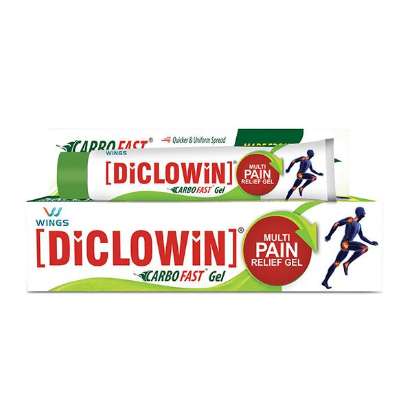 Diclowin Carbofast Gel(Topical) 30gm - Pain relief-Nsa