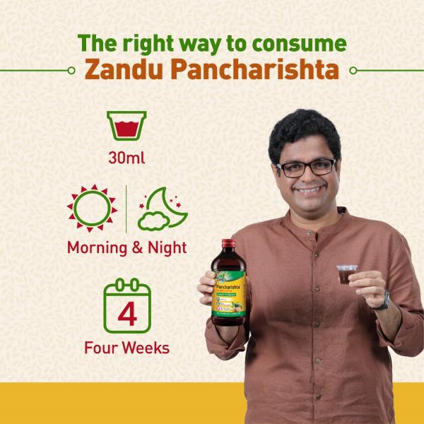 Zandu Pancharishta Digestive Tonic (For Diabetics) 650 ml - Digestive Care