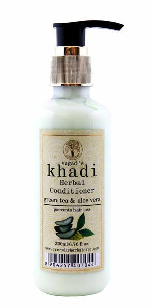 Vagad's Khadi Herbal Conditioner - Green Tea and Aloe Vera 200 ml - Conditioners