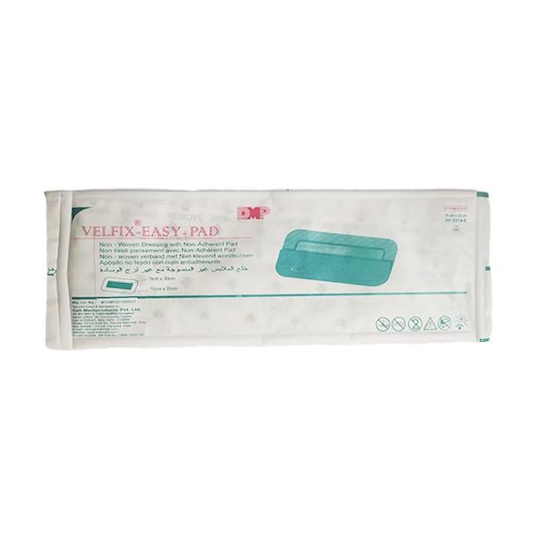 Velfix - Easy + Pad Non Woven Dressing with Non Adherent Pad (5514E) (10 cm x 35 cm) 1's - Tapes & Films
