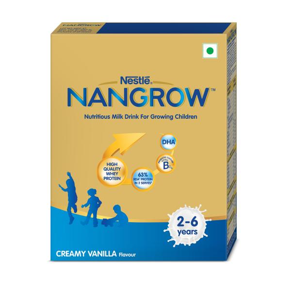 Nestle Nangrow (2-5 Years) Powder 400 gm - Creamy Vanilla Flavour (Refill Pack) - Baby And Infant Supplements