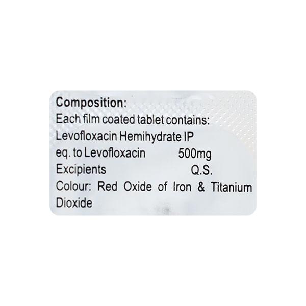 LEVOSTAL 500 Tablet 10's - Bacterial Infections-Qui