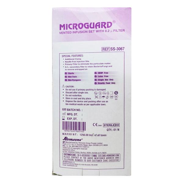 Romsons Microguard Vented Infusion Set (SS-3067) - Infusion Set