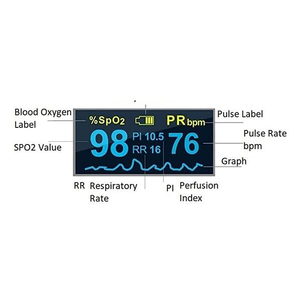 Meditive Fingertip Pulse Oximeter (MPE01) 1's - Respiratory Care Devices