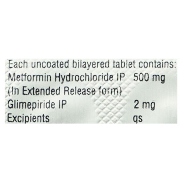 NIRGLIM M 2 Tablet 10's - Diabetes-Ant