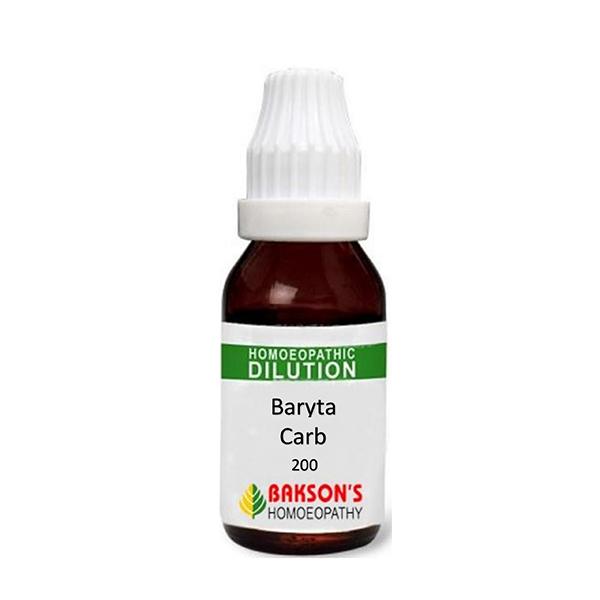 Bakson's Baryta Carb 200 CH Liquid 30 ml - Dilutions