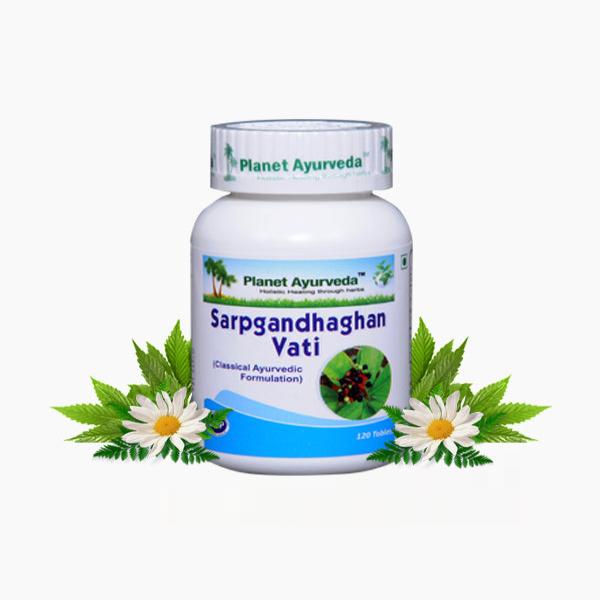 Netmeds | Planet Ayurveda Sarpgandhaghan Vati Tablets 120's