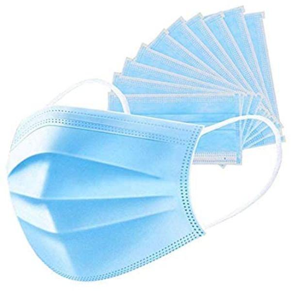 Netmeds | Newnik Disposable 2-Ply Face Mask - Blue 100's