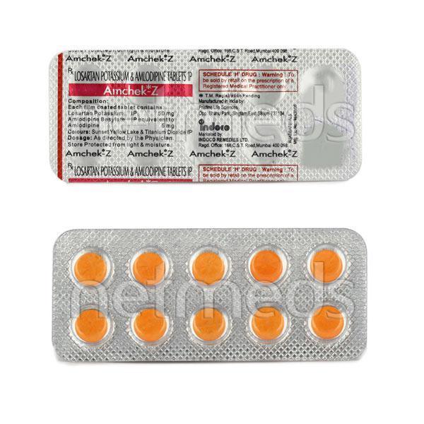 Amchek Z Tablet 10'S - Hypertension-Cal