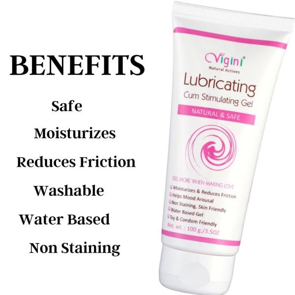 Vigini Lubricating Cum Stimulation Gel 100 gm - Intimate Cream/Gel