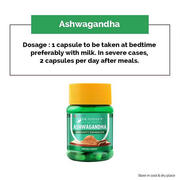 Dr.Vaidya's Ashwagandha Capsule (Pack of 2 x 30's) - Ashwagandha