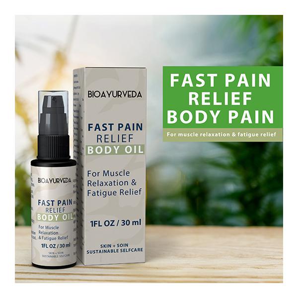 Bioayurveda Fast Pain Relief Body Oil 30 ml - Massage Oils