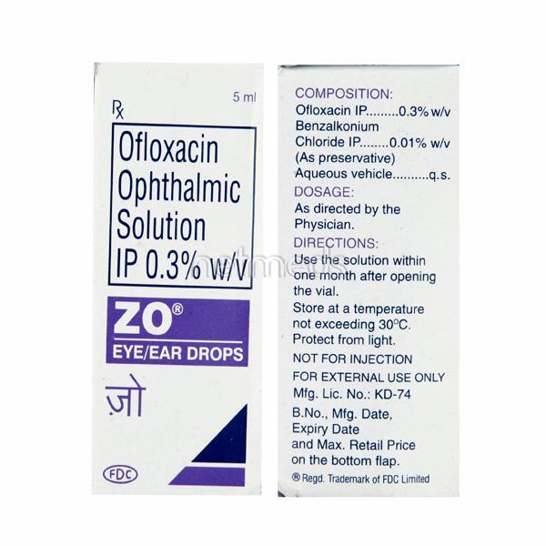 ZO Eye Drops 5ml - Eye Infections-Eaa