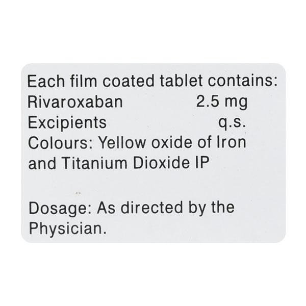 RIVABAN 2.5 Tablet 14's - Blood Clot-Ant