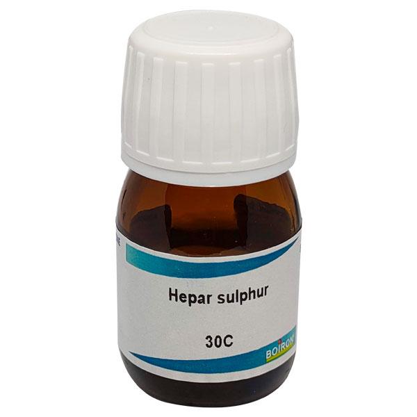 Boiron Hepar Sulphur 30C Liquid 20 ml - Dilutions