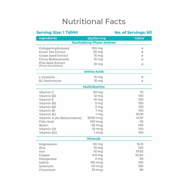 Hohner Hair Skin & Nails Tablet 60's - Hair & Skin