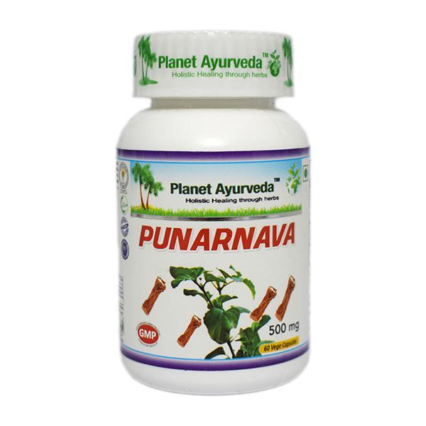 Netmeds | Planet Ayurveda Punarnava Capsules 60's