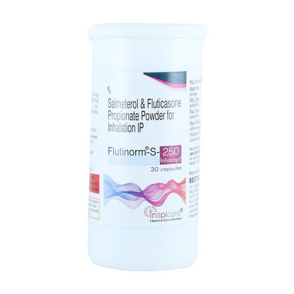FLUTINORM S 250 Inhalation Capsule 30's - Asthma/COPD-Ast