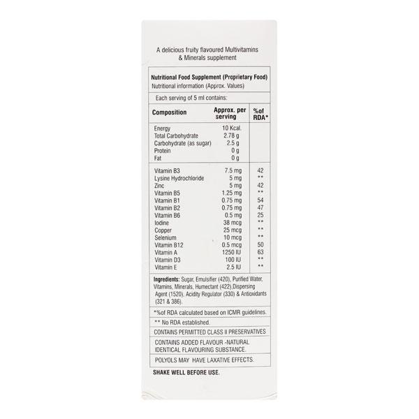 Applevit Syrup 200ml - Supplements-Vam