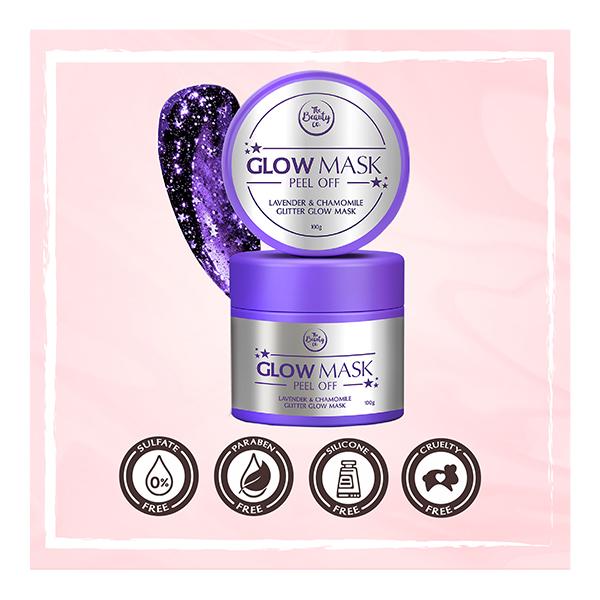 The Beauty Co. Peel Off Glow Face Mask - Lavender & Chamomile 100 gm - Masks & Peels